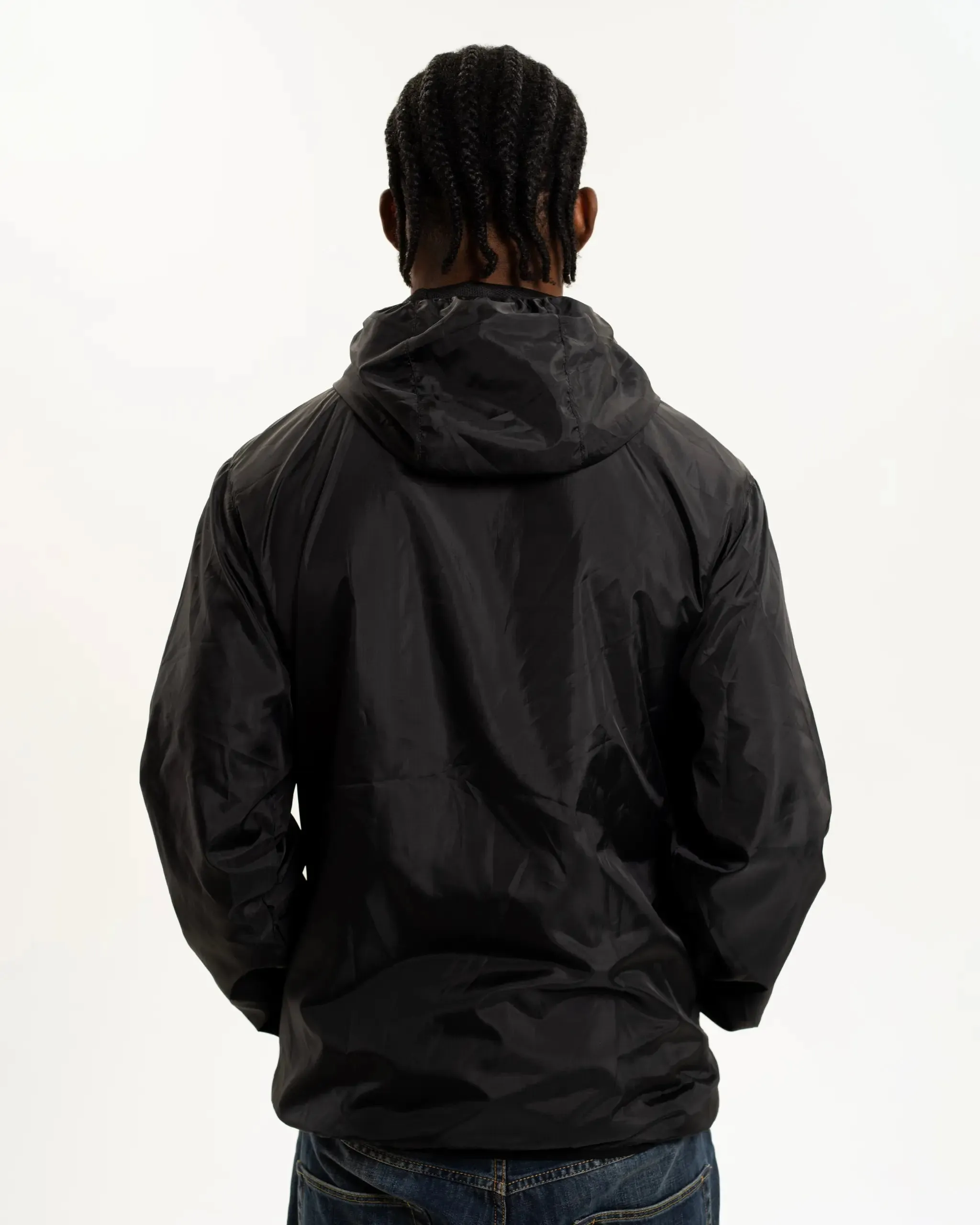 Moisture Managing Liner Non Irritating Seams Newcastle United Men's Lightweight Black Hooded Jacket