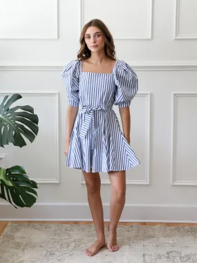 Pure Lines Eco-Lining Anais Dress in Blue Stripe