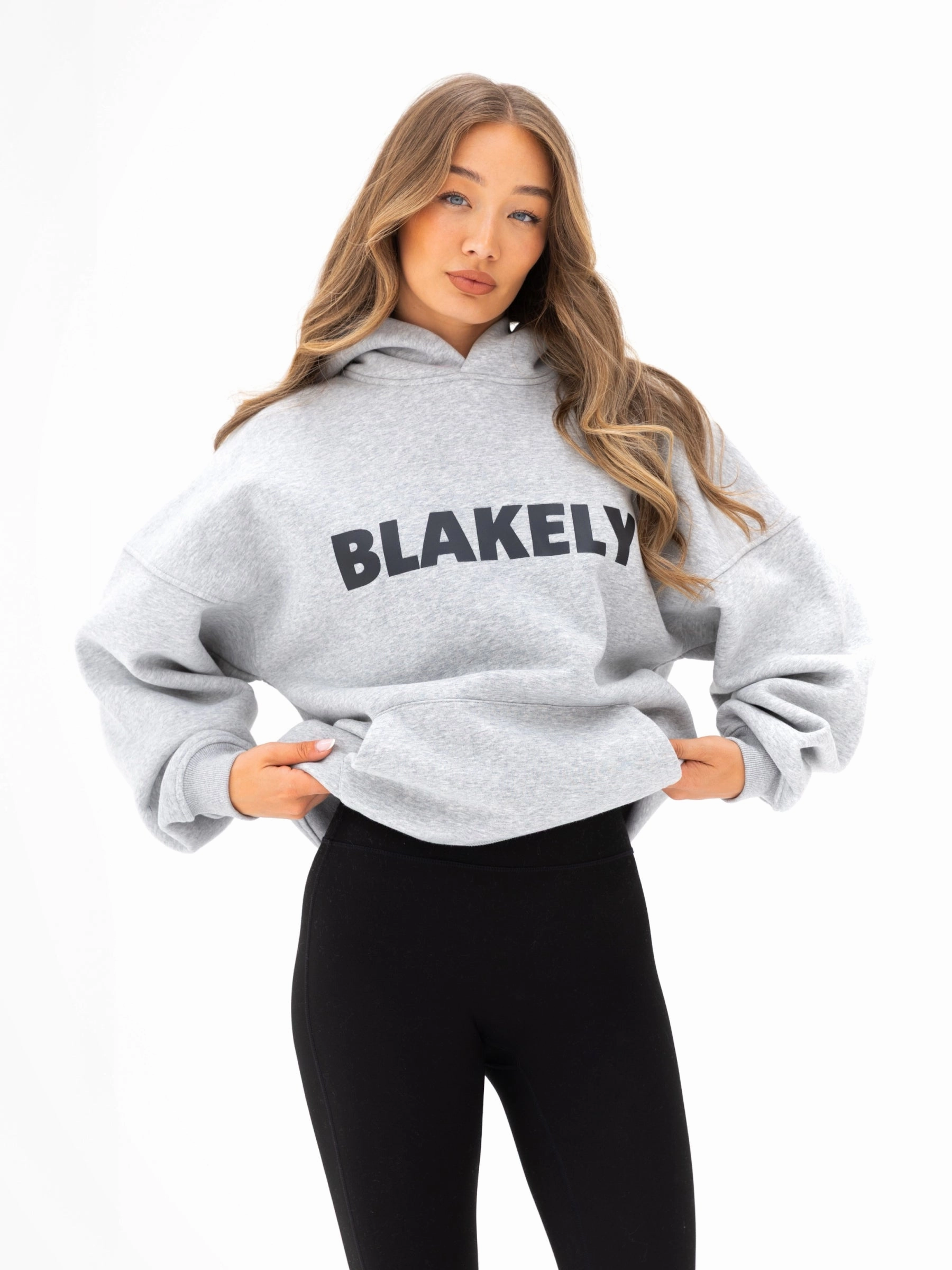 Top Rated Active Performance Studio Oversized Hoodie - Marl Grey