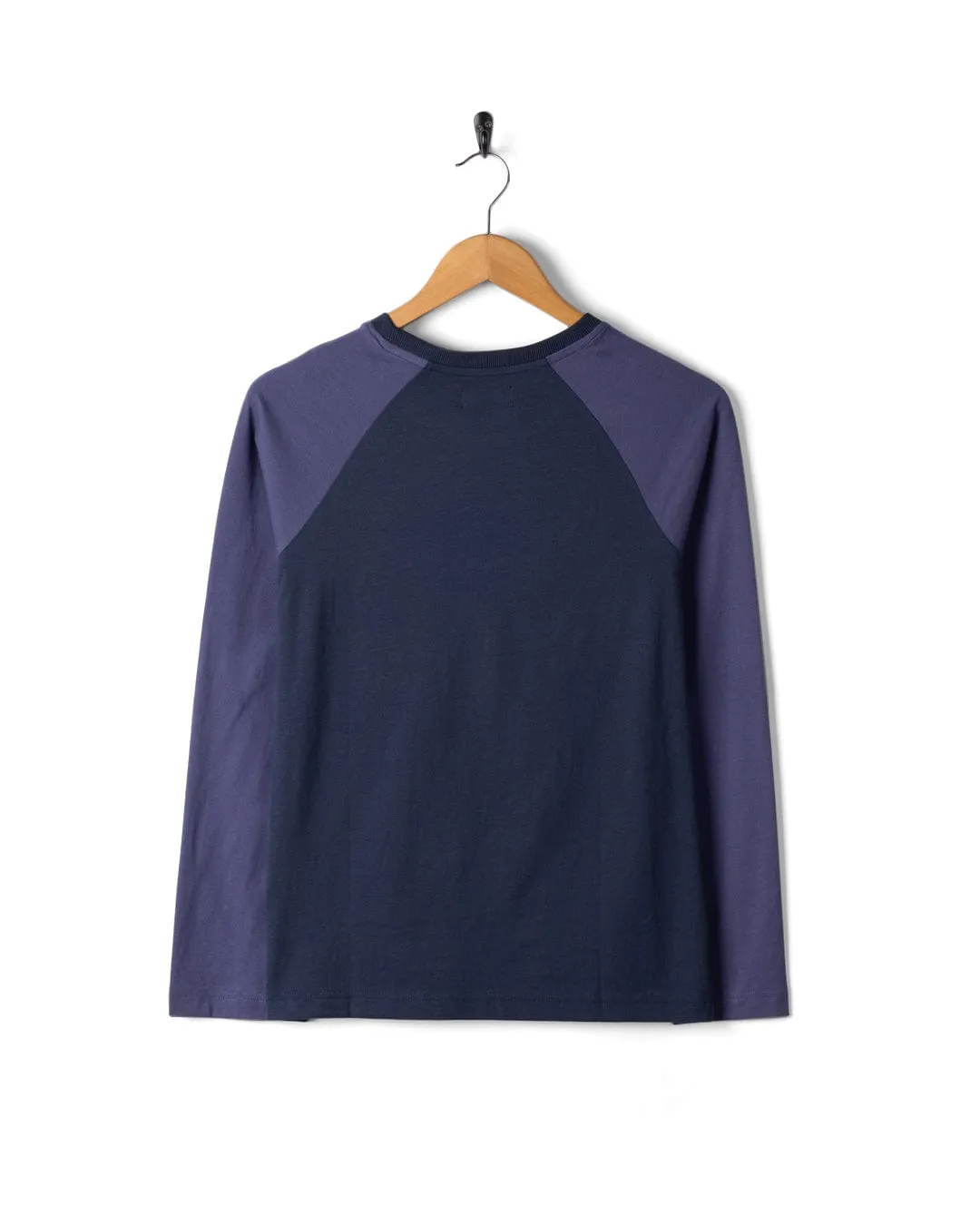 Links - Womens Long Sleeve T-Shirt - Purple Feminine Appeal