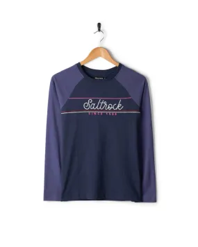 Links - Womens Long Sleeve T-Shirt - Purple timeless Soft Knit
