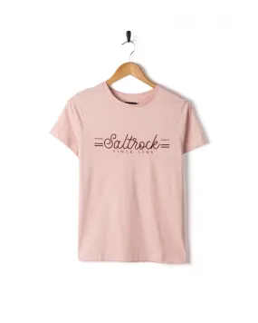 FlexibleKnit Fashion Essential Links - Womens Short Sleeve T-Shirt - Pink