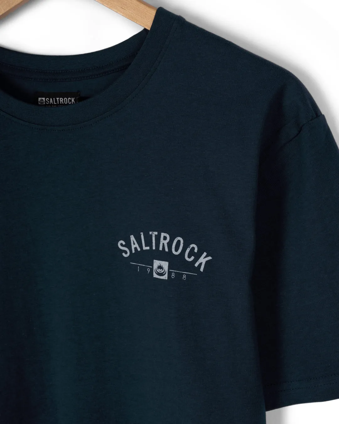 V-Neck Location Poole - Mens T-Shirt - Blue