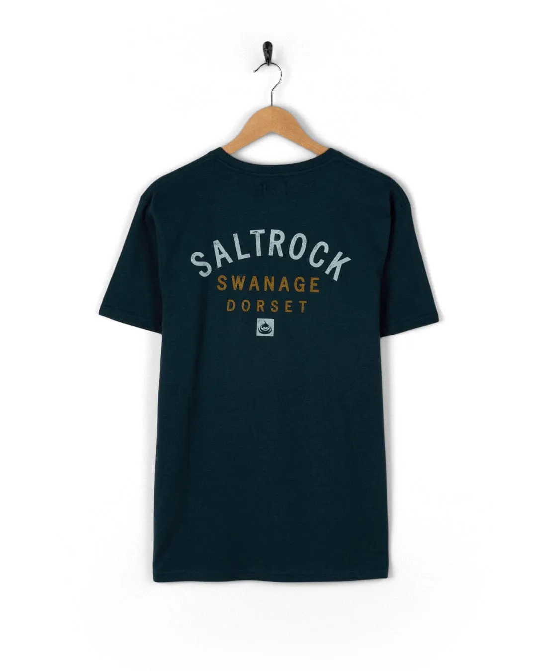 Trendy All-Day Timeless Layering Location Swanage - Mens T-Shirt - Blue