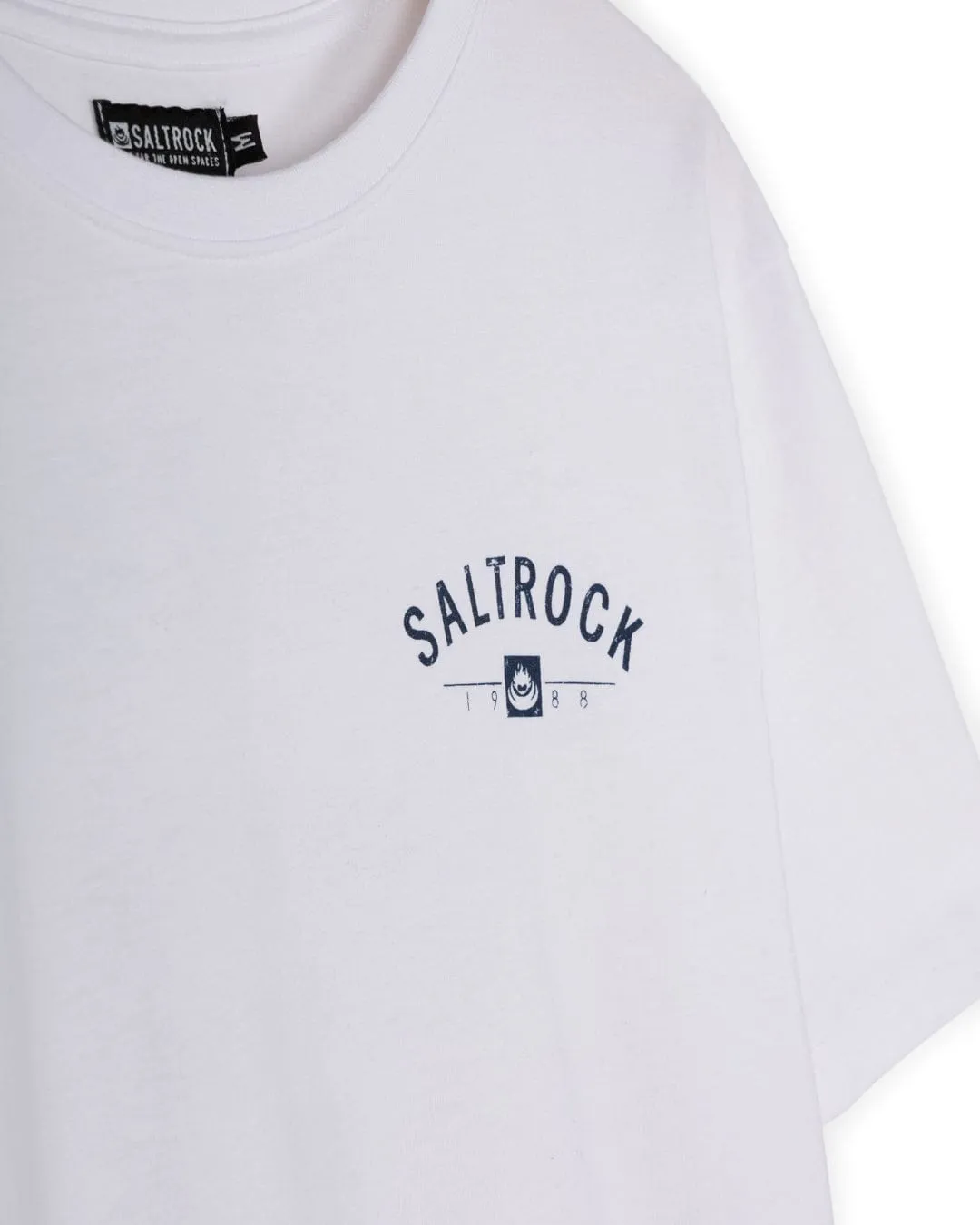 Location Woolacombe - Mens T-Shirt - White Quick Comfort Cycling endurance