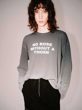 Friction Reducing Technology Anti Chafe Seam Long Sleeve Letter T-shirt