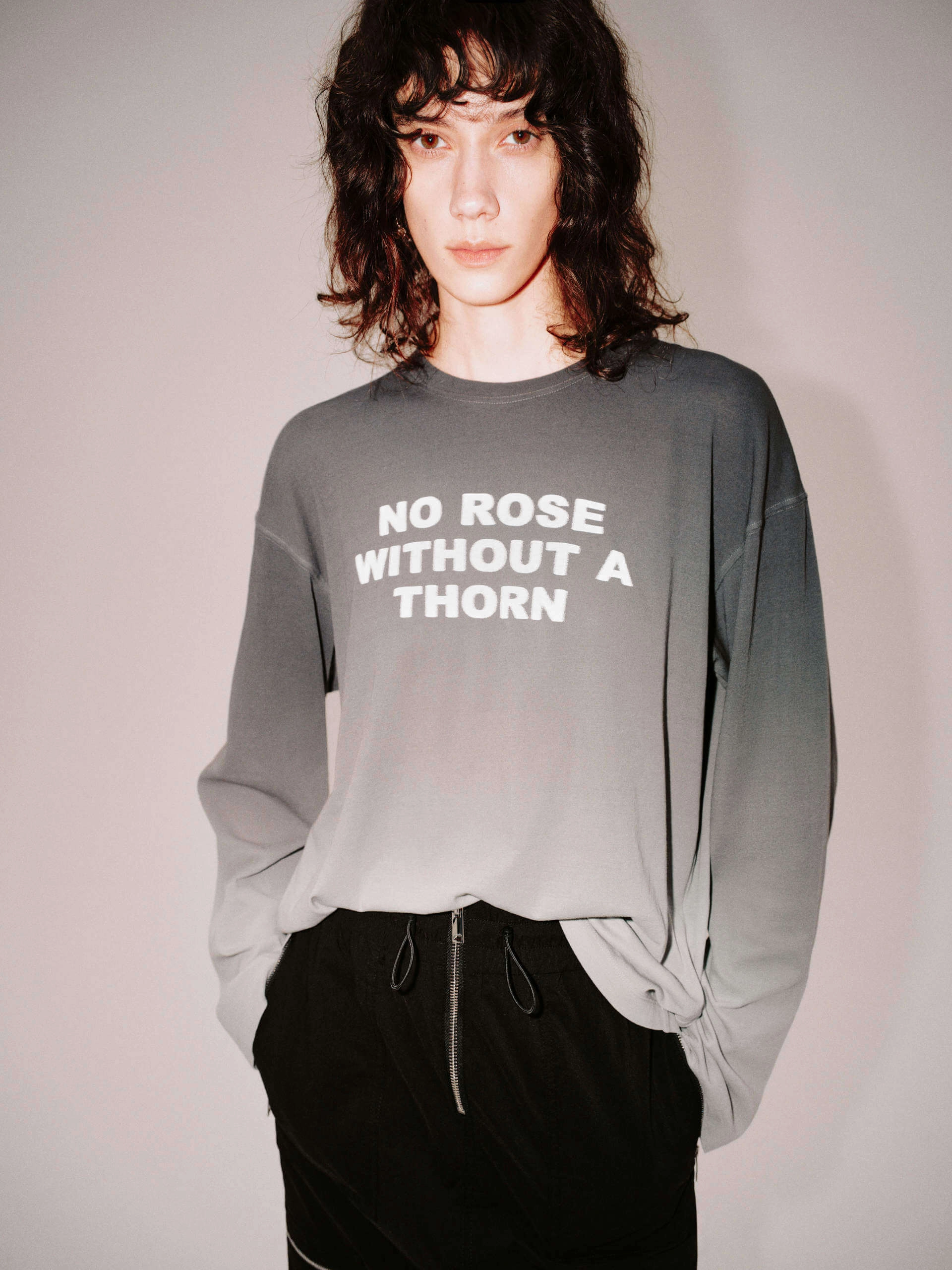 Friction Reducing Technology Anti Chafe Seam Long Sleeve Letter T-shirt