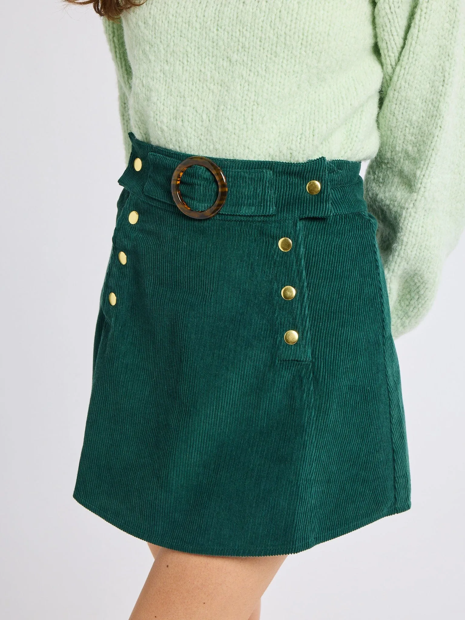 Vibrant Flow Basic Layers Lorelei Skirt in Spruce Cord