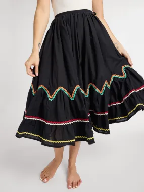 Amalie Skirt in Black Fresh Energy