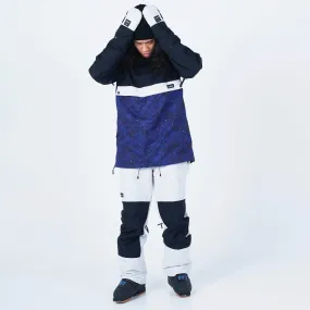 AdjustableHem Functional Pockets Style Men's 'No Skiing On Mars' Happy Days Anorak