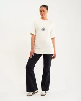 Newcastle United adidas Women's All SZN Off White Loose Tee Relaxing Fit