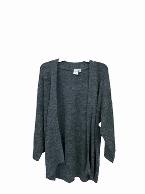 NonFade Dye Sweater Cardigan By Clothes Mentor In Grey, Size: Xs