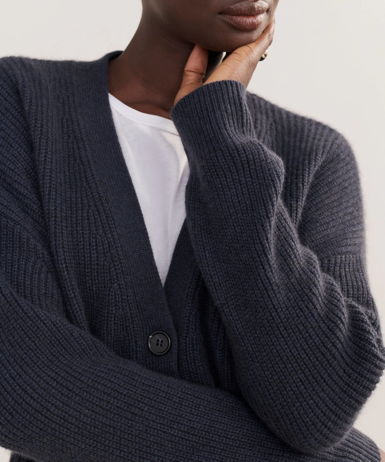 Casual Essentials Cashmere Cocoon Cardigan