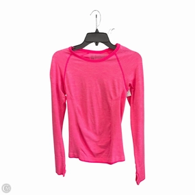 Athletic Top Long Sleeve Crewneck By Victorias Secret In Pink, Size: S EcoFriendlyMaterial