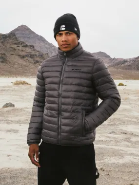 Lucas Lightweight Puffer Jacket - Charcoal Cold Weather