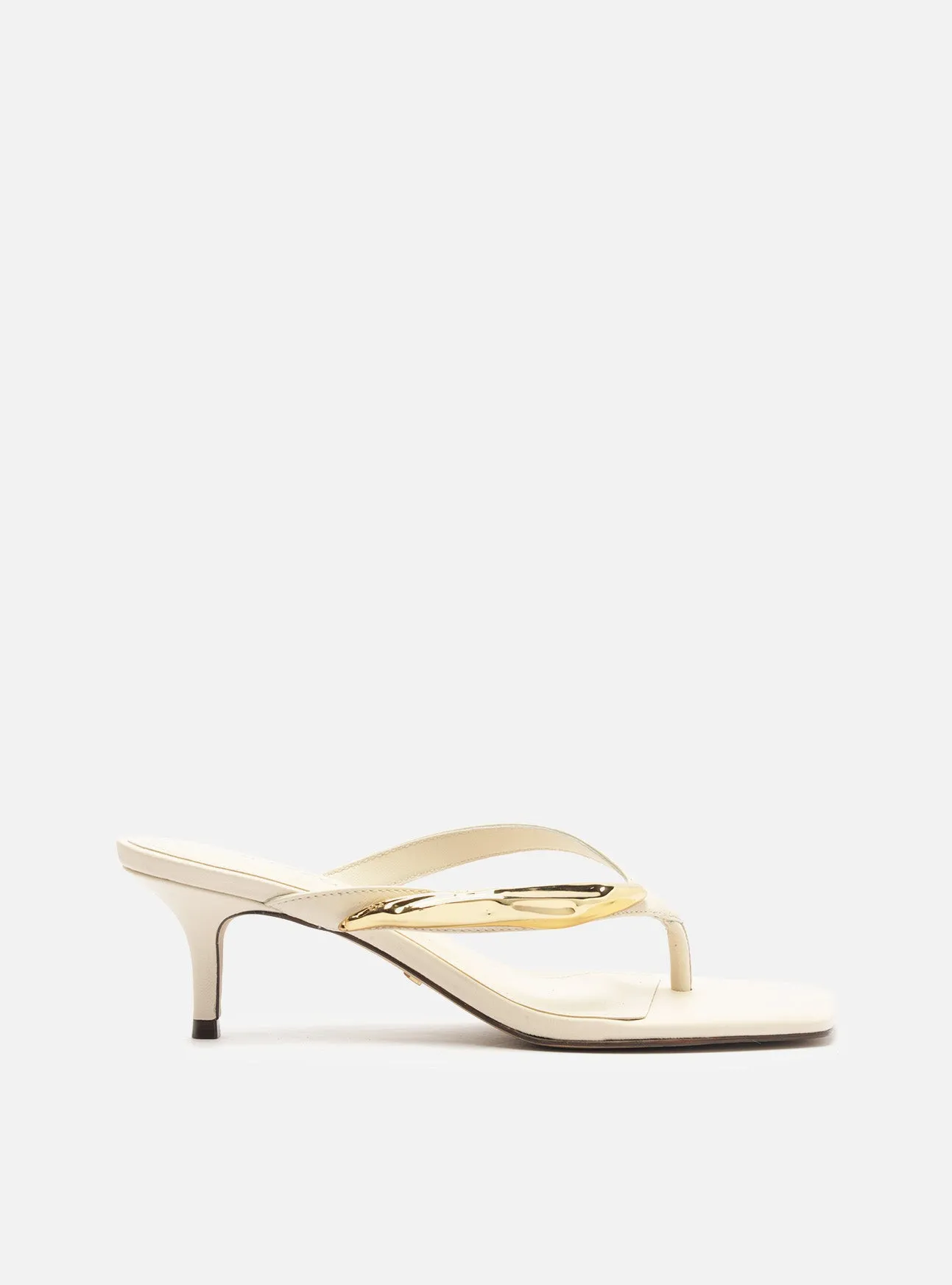 Cushioning Midsole Gracey Mid Stiletto Leather Sandal