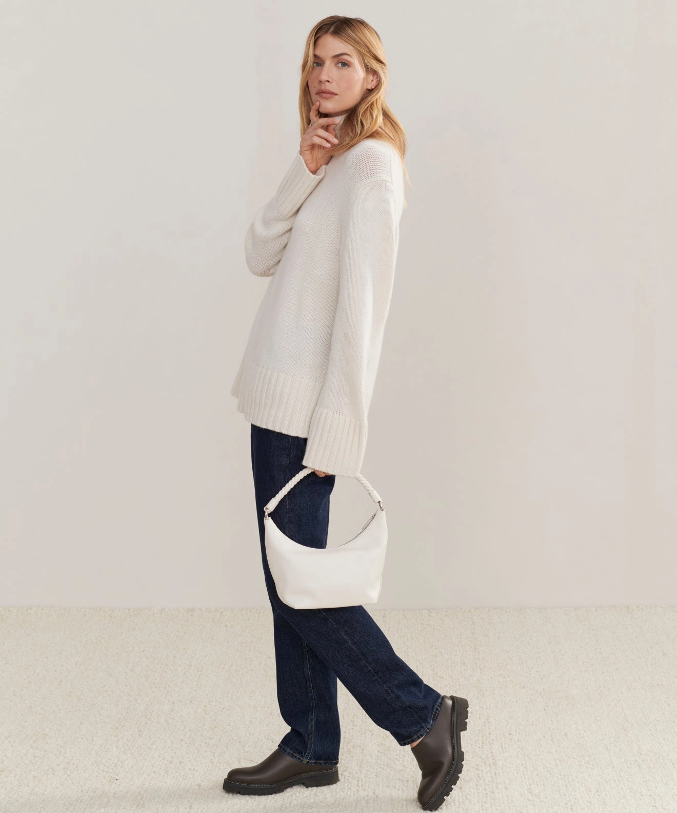 Cashmere Jet Turtleneck Timeless Design Cozy Flex Fit