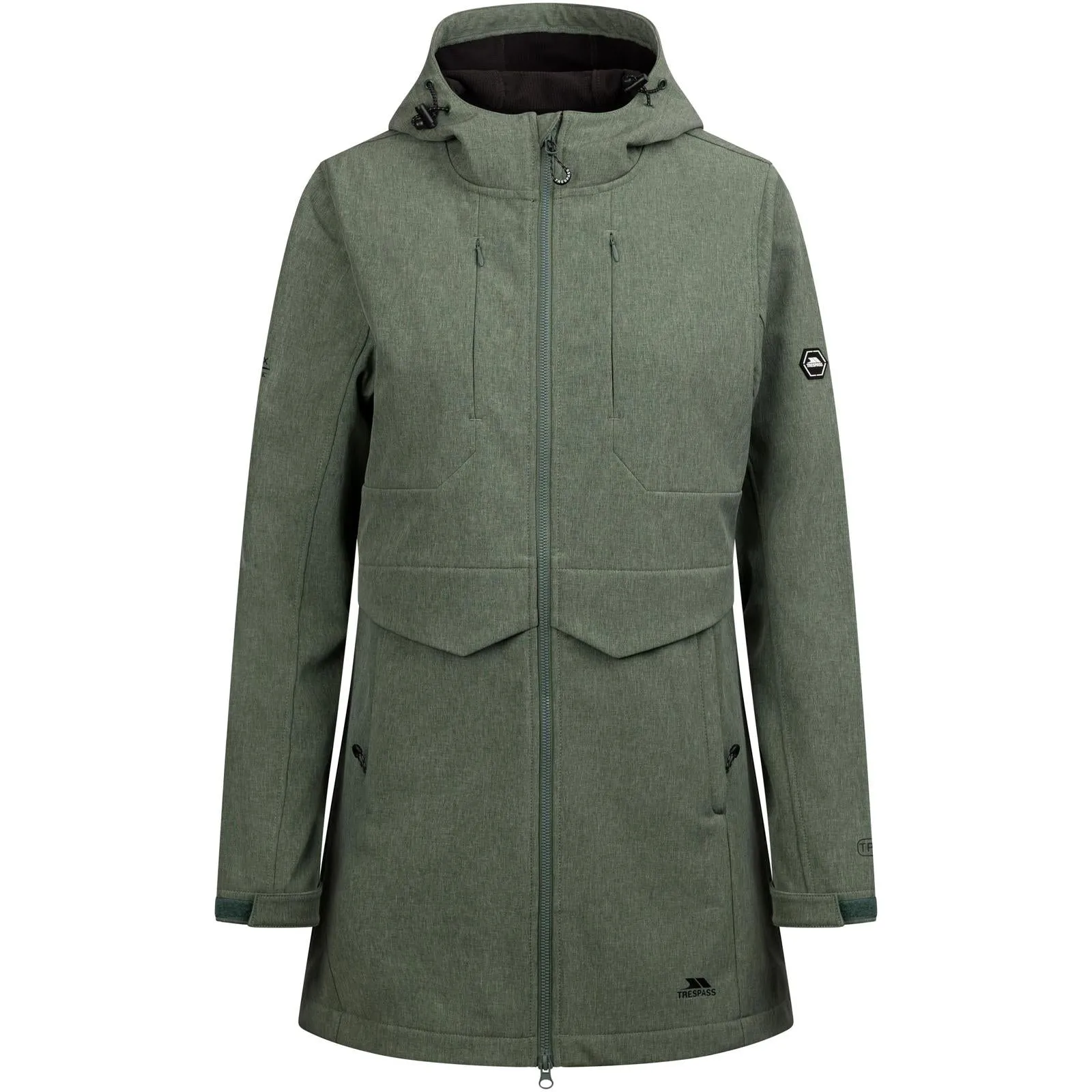 All Ground Lightweight Shell Trespass Womens Aylmer Waterproof Softshell Jacket