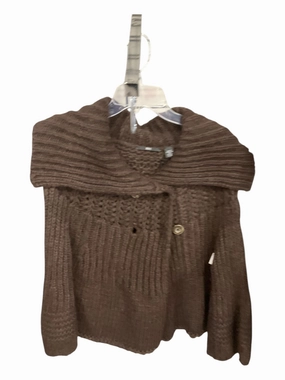 Flexible Cuffs Sweater Cardigan By Hugo Boss In Brown, Size: L