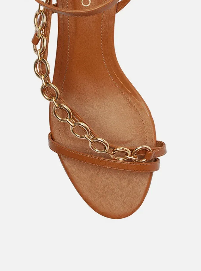 Ergonomic arch Mackenzie Leather  Block Sandal