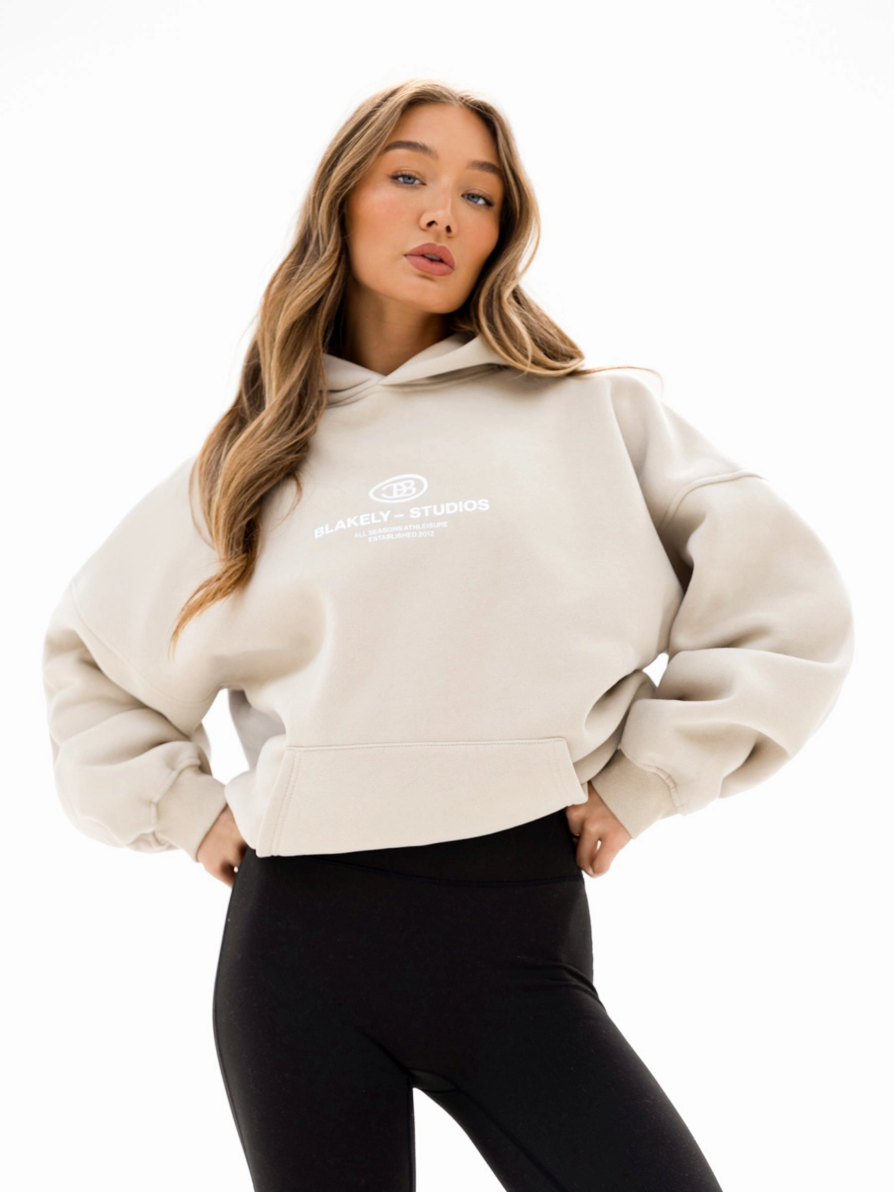 Thermal Lined Madison Oversized Hoodie - Dune