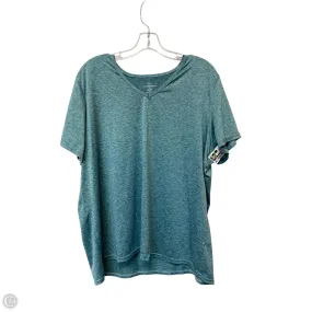 Athletic Top Short Sleeve By Cmf In Multi-colored, Size: 2x Foldable Cuff Design