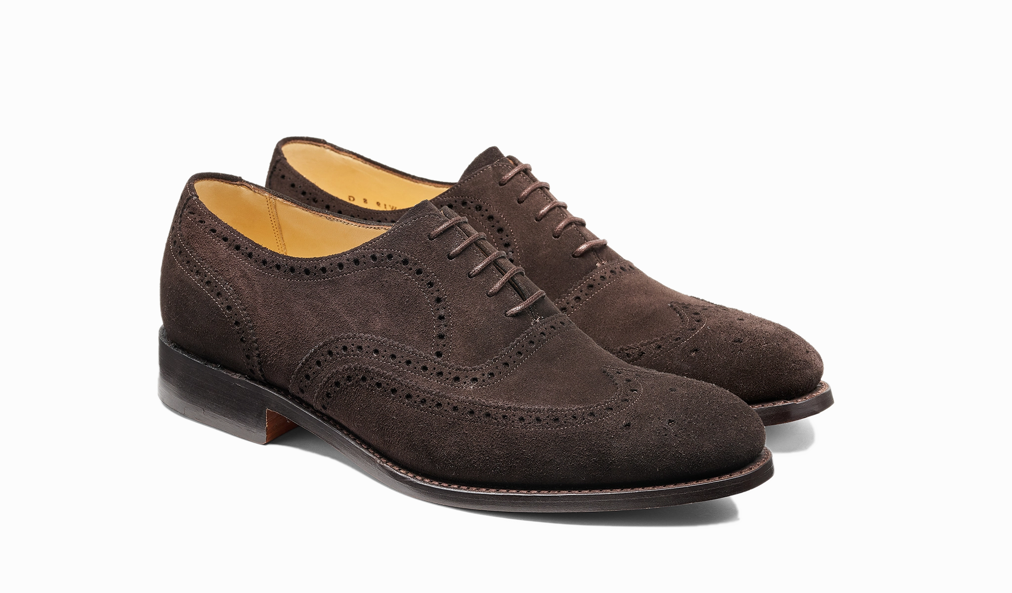 Malton - Ebano Suede Flexible Frame Urban Executive Traditional Oxfords