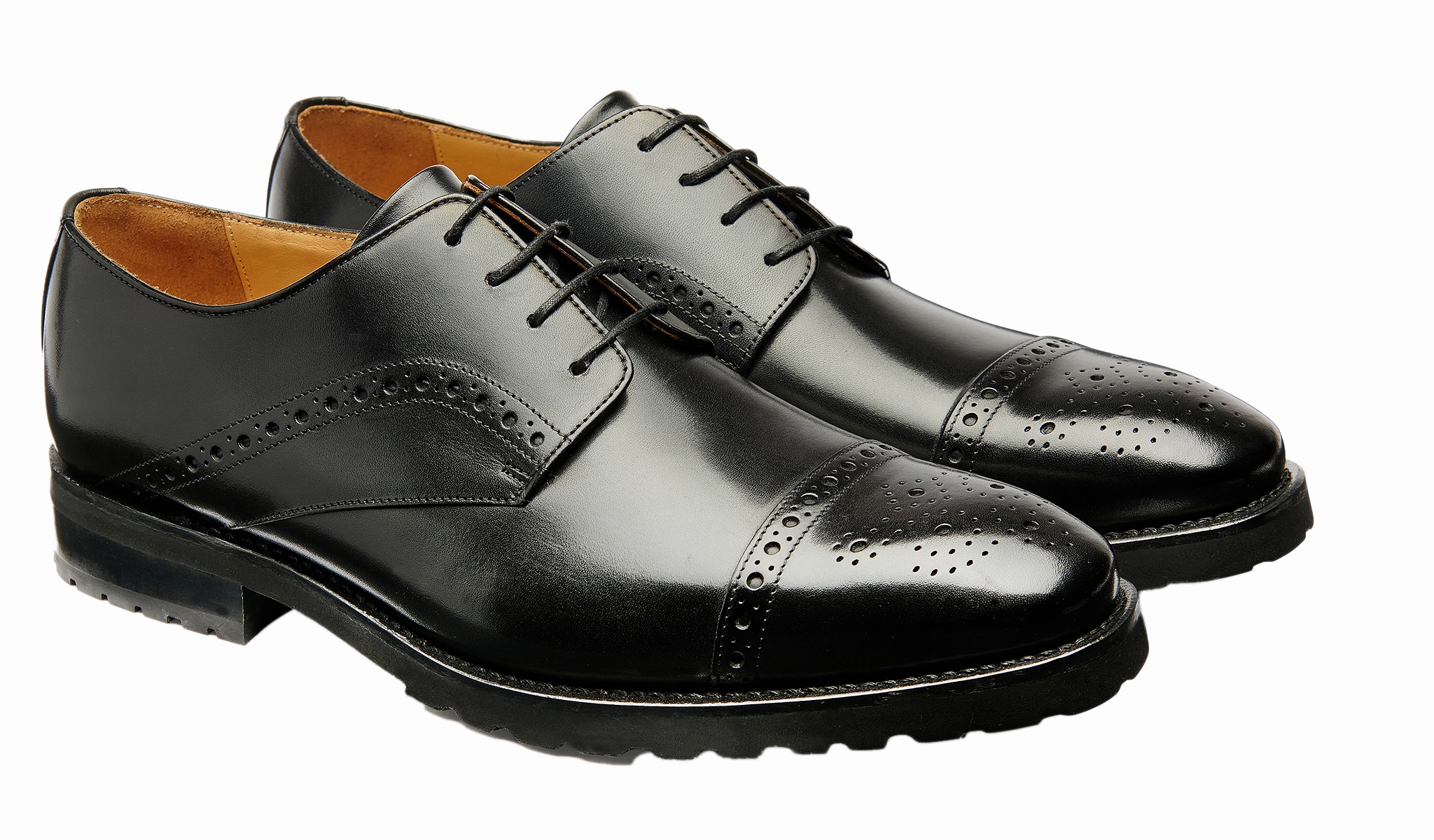 Margate - Black Calf Elegant Lace-up Shoes