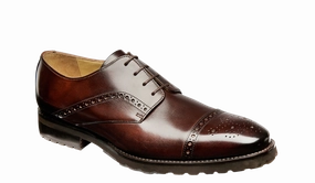 Margate - Chestnut Calf Dress Shoes for Office Luxe Detail Tailoring Fan