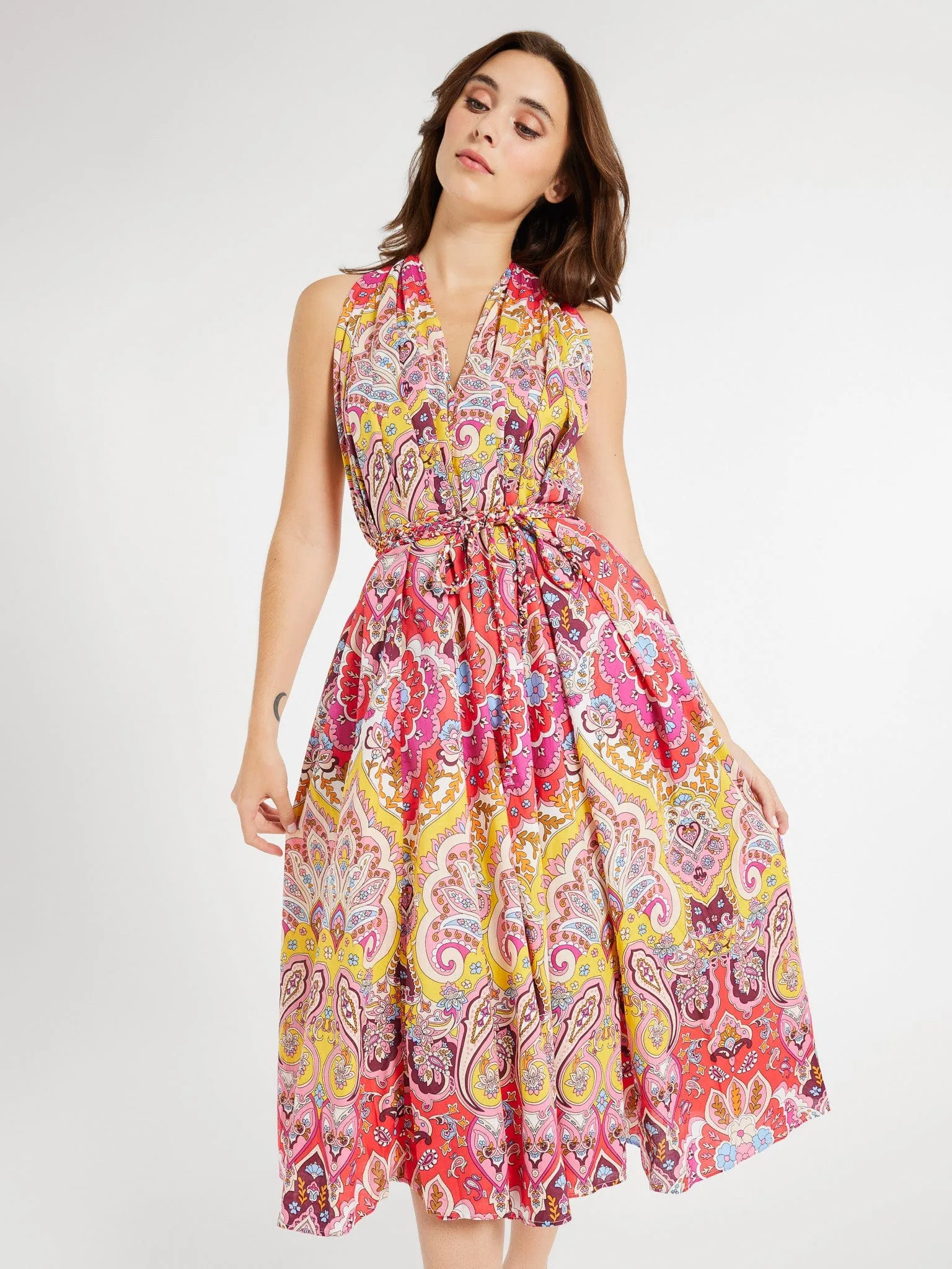 Marilyn Dress in Zanzibar Family Warm