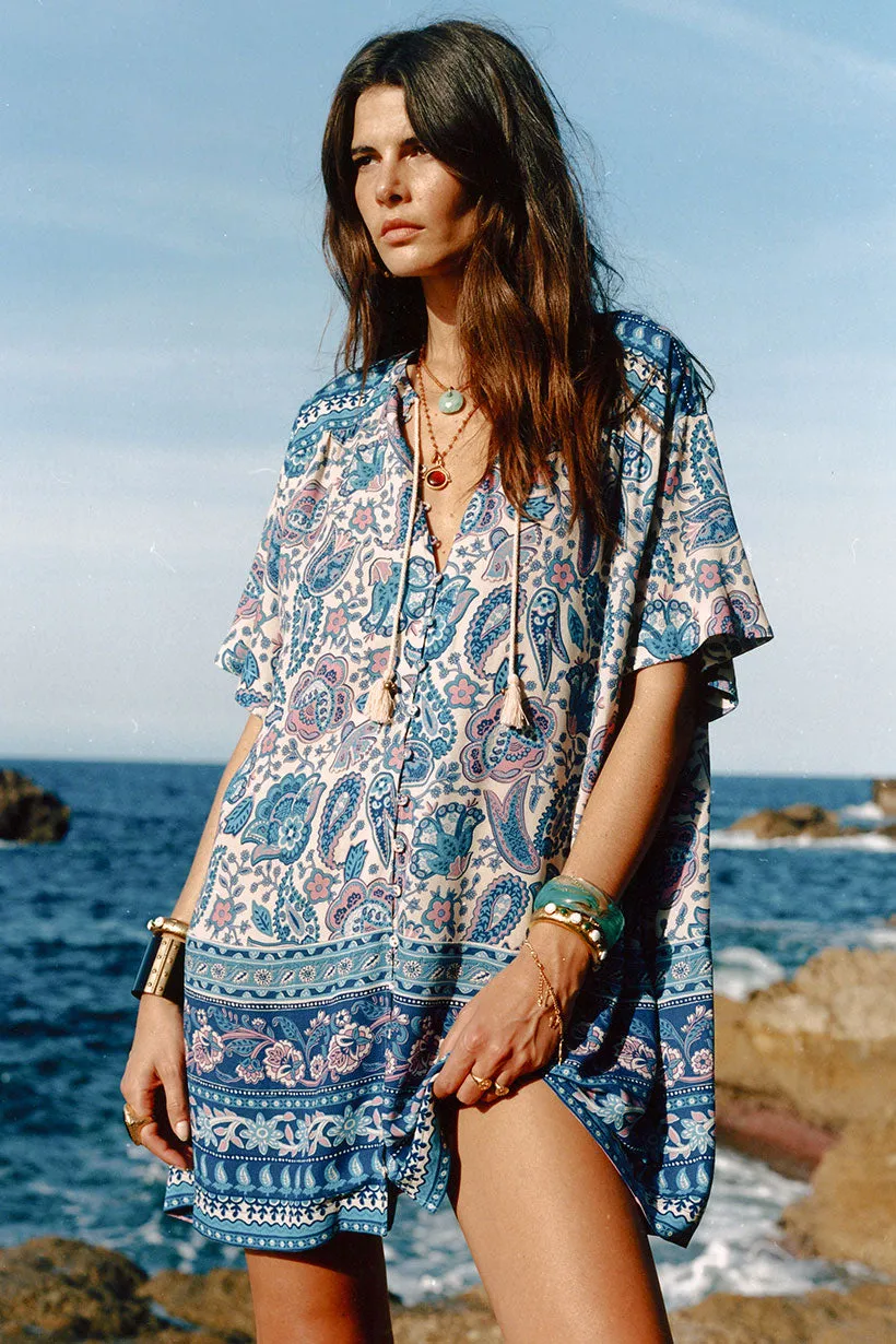 Breezy Mood Marmont Flutter Tunic Dress
