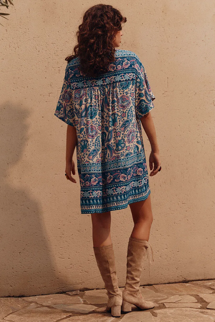 Spring-Season Dreamy Presence Marmont Flutter Tunic Dress
