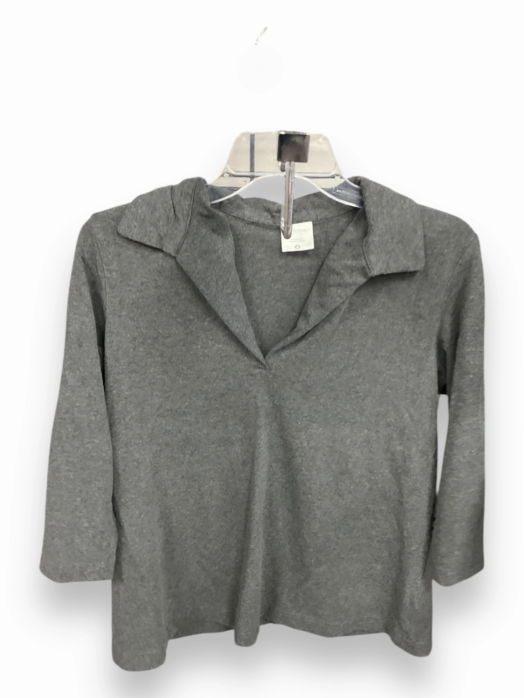 Mat Top Short Sleeve By Motherhood, Size: M RelaxedSilhouette Garment Washed