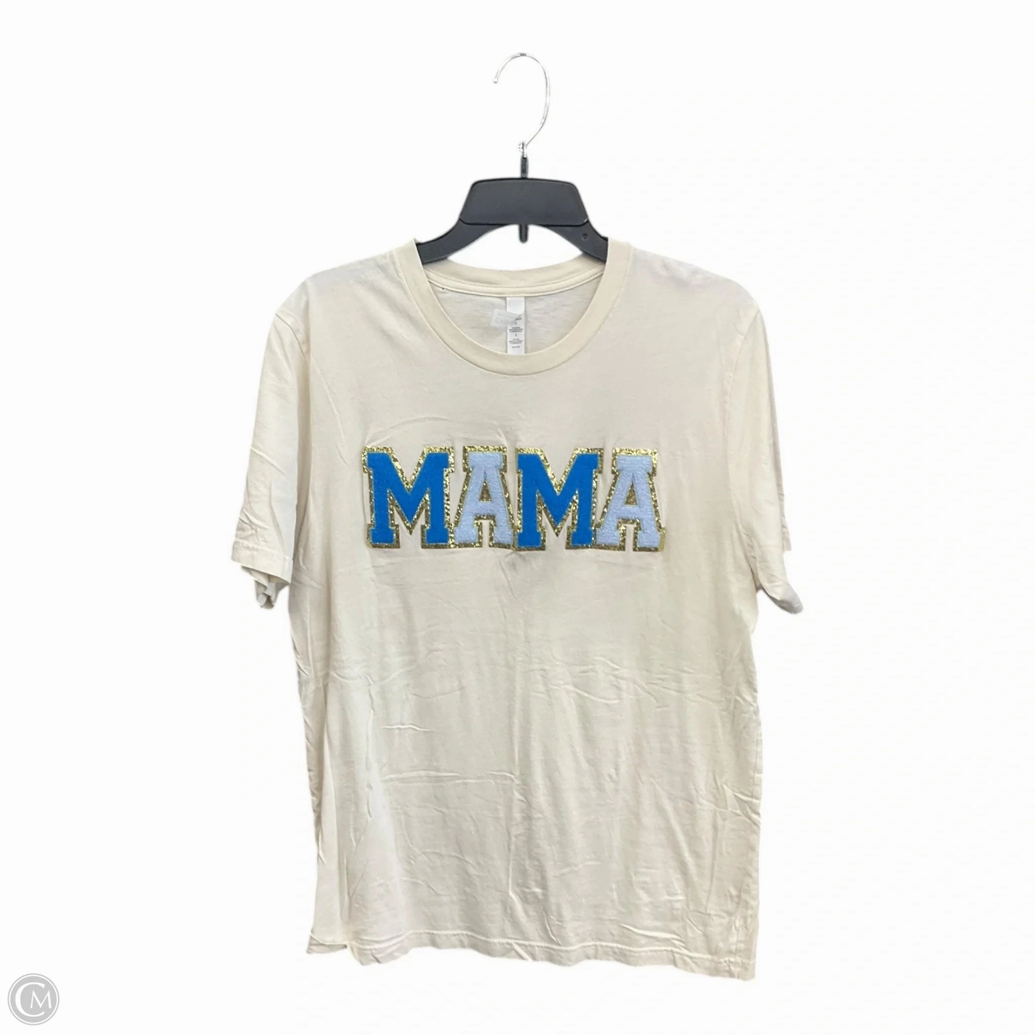 Maternity Athletic Top Short Sleeve By Clothes Mentor, Size: L FlexibleCollarStructure
