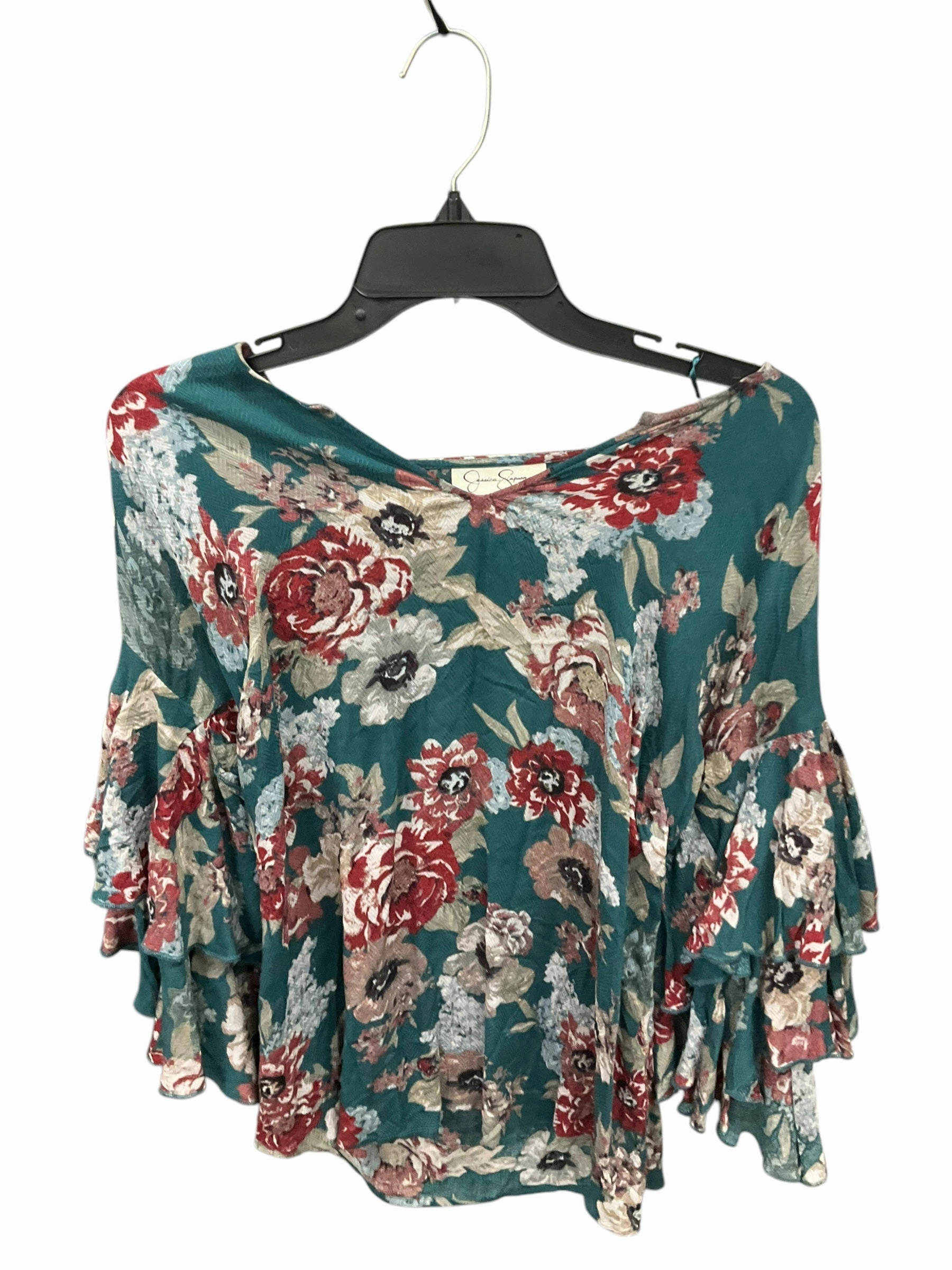 Maternity Top Long Sleeve By Jessica Simpson, Size: Xs AdjustableHem Placket Detailing