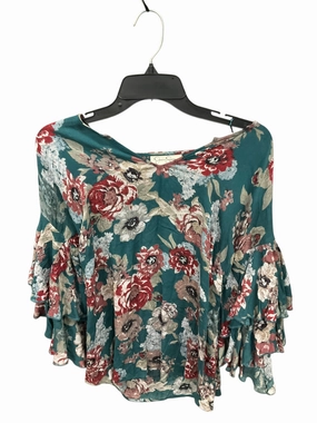 Maternity Top Long Sleeve By Jessica Simpson, Size: Xs AdjustableHem Placket Detailing
