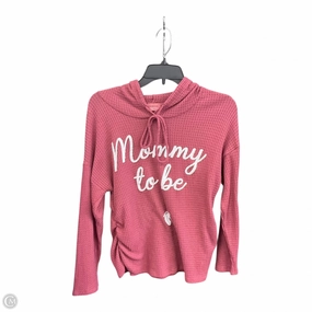 Maternity Top Long Sleeve By Rag Doll, Size: S Stretchable Blend