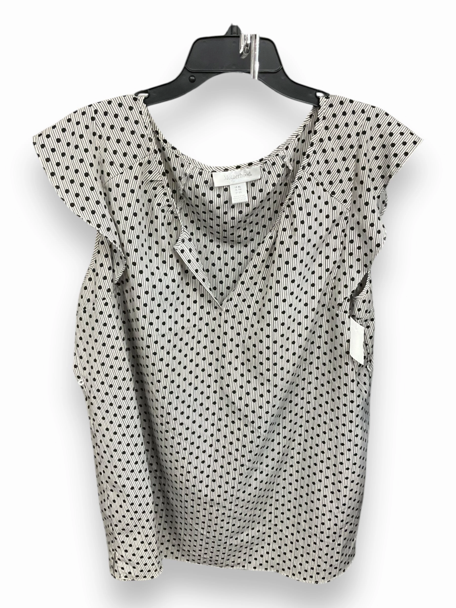 Maternity Top Short Sleeve By Motherhood, Size: Xl Snag Free Fabric Hypoallergenic Textile