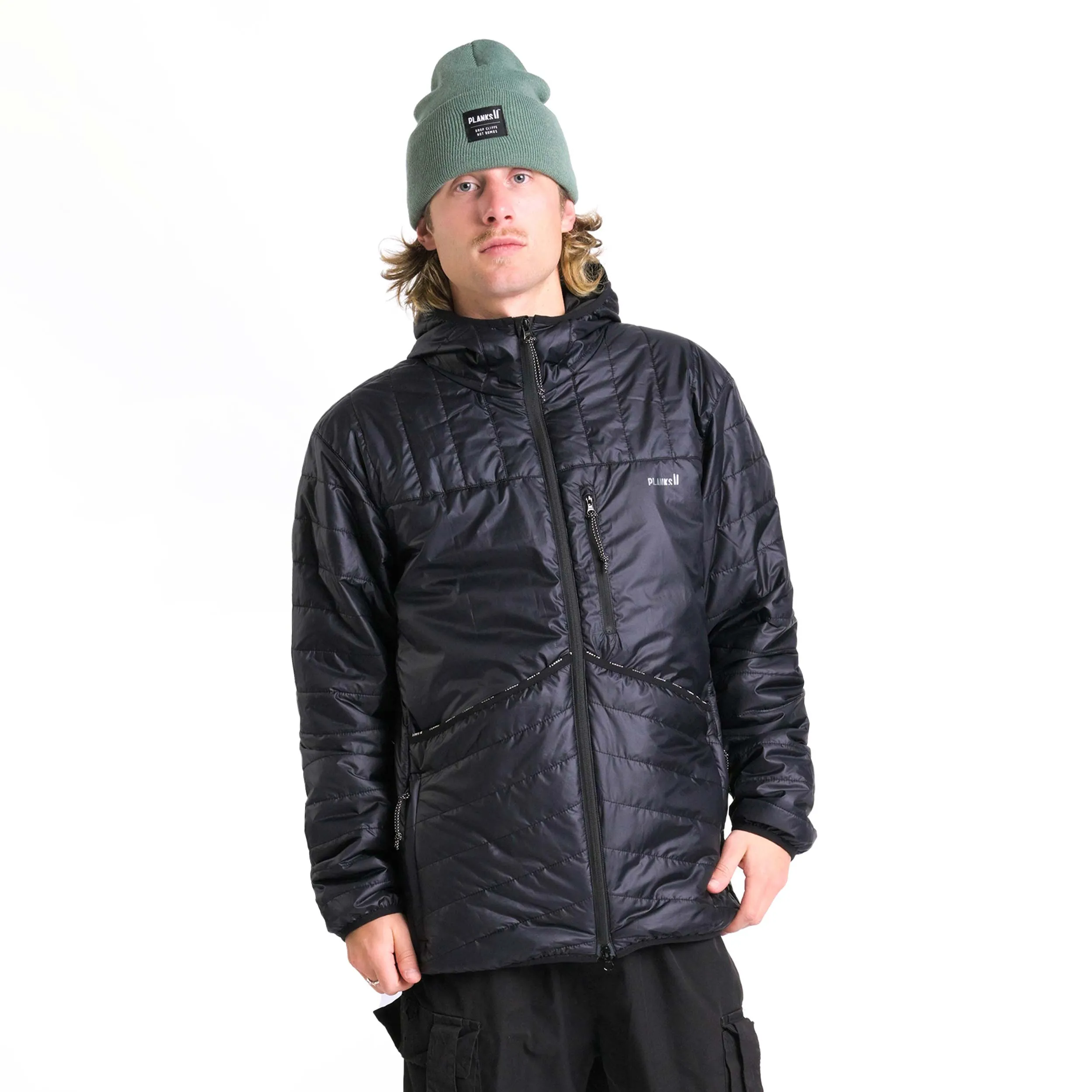 Abrasion Resistant Edging Men's Dumpster Mid-Layer