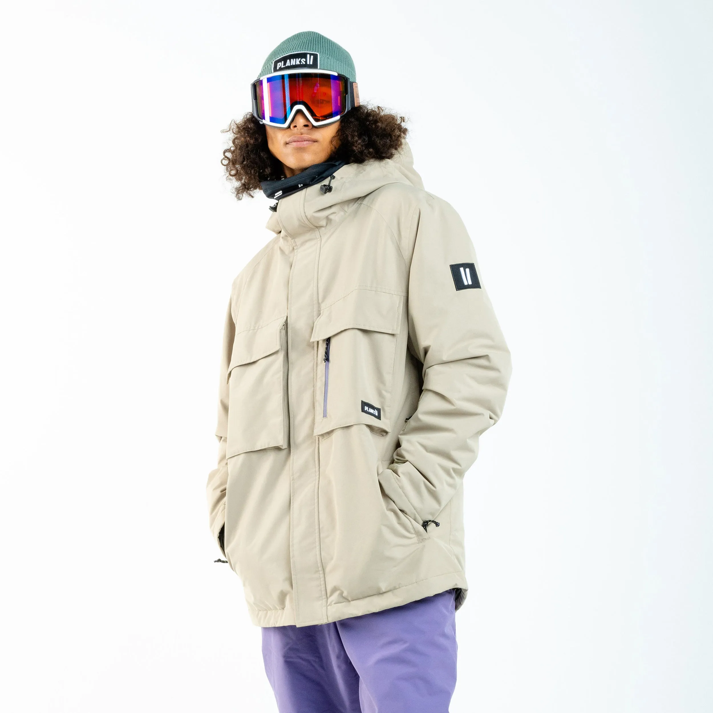 Detachable Hood Men's Slide Away Jacket