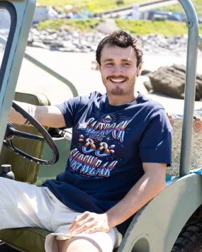 Mex Logo - Mens T-Shirt - Blue Stylish Look All-Season Wear