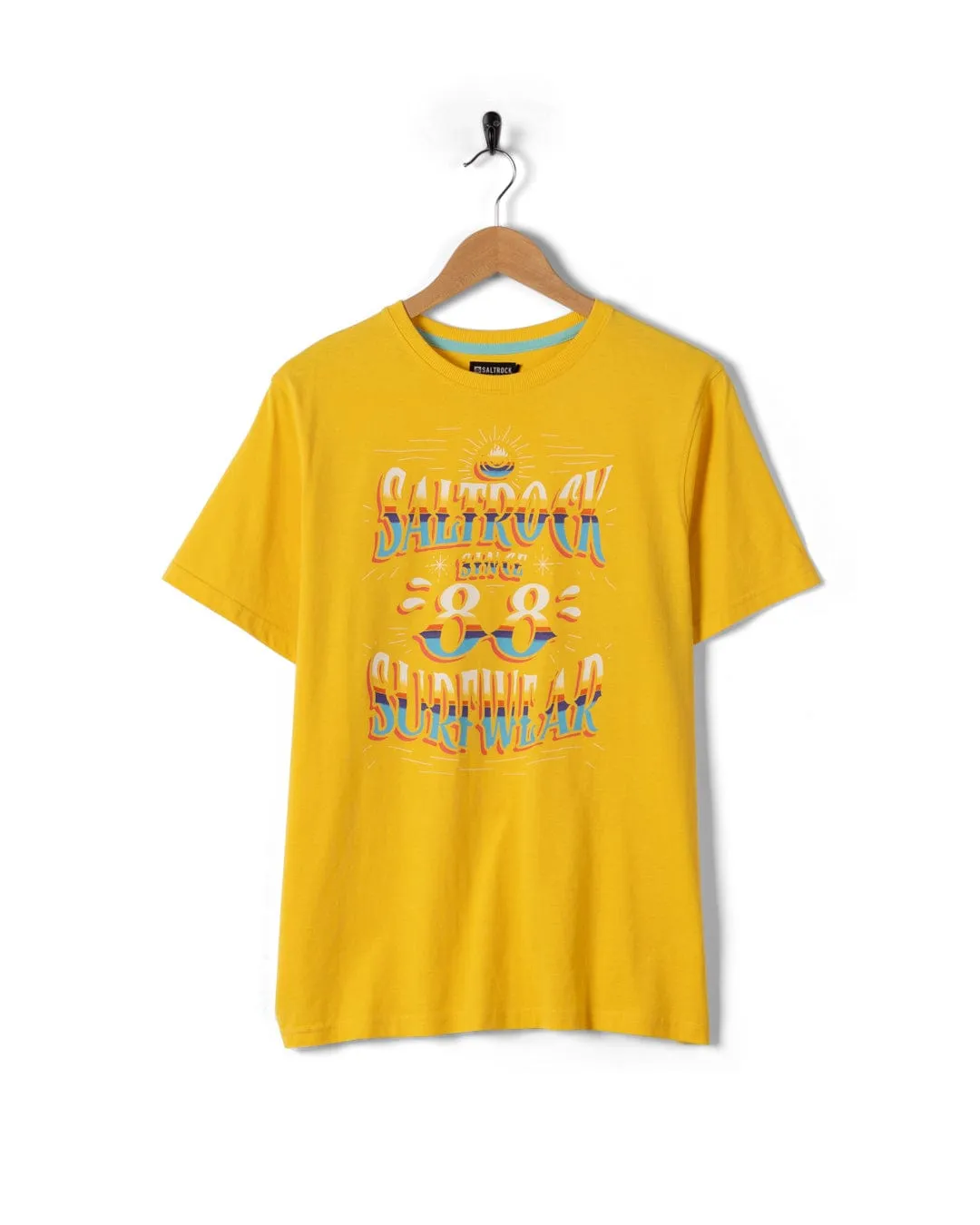 Temperature Regulating Mex Logo - Mens T-Shirt - Yellow
