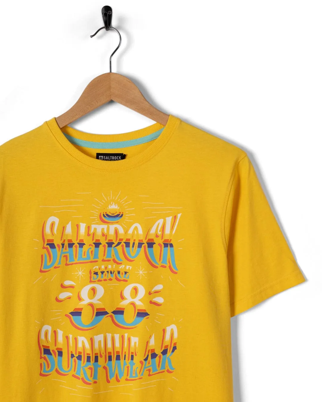 Mex Logo - Mens T-Shirt - Yellow Soft Wearable