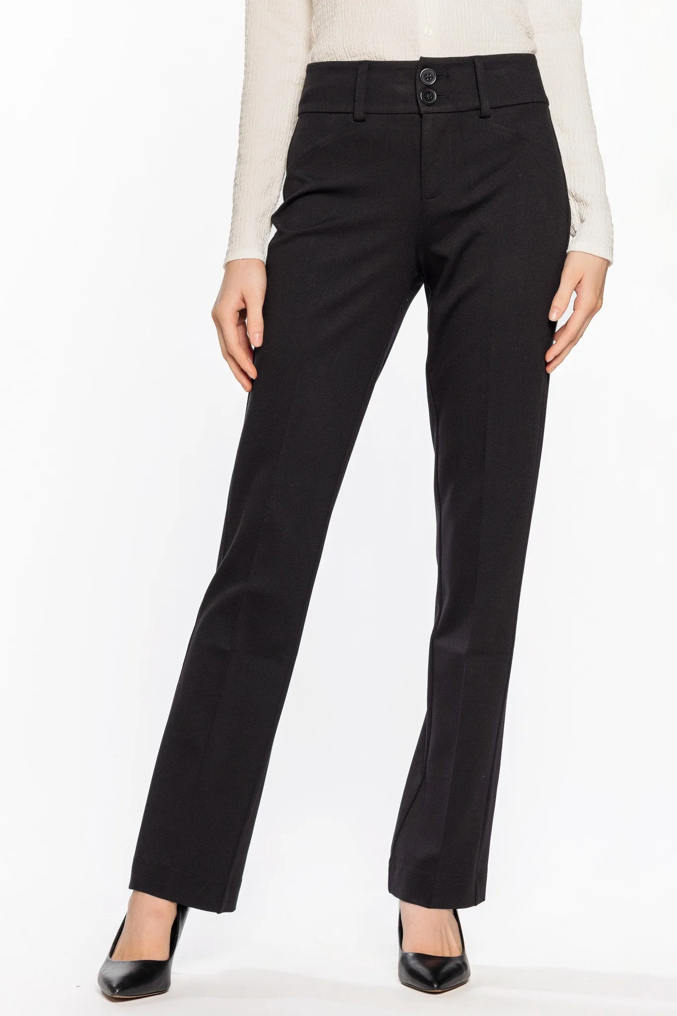 Mid-Rise Bootcut Trouser Breathable fabric Versatile Fashion