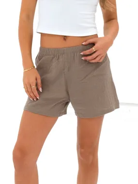 Mila Summer Shorts - Tan Soft Layers