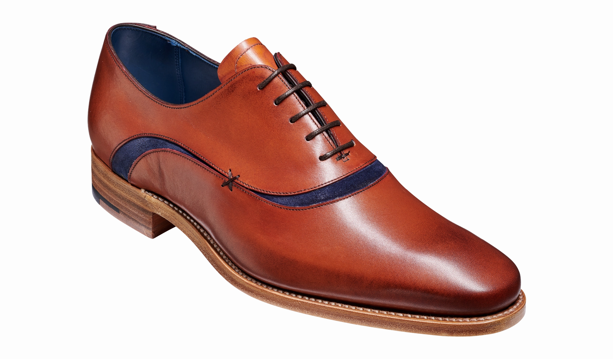 Emerson - Antique Rosewood Navy Suede Quick Fashion