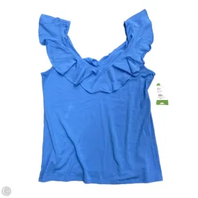 Top Short Sleeve Designer By Lilly Pulitzer In Blue, Size: S Seasonal Fashion Trendy Design