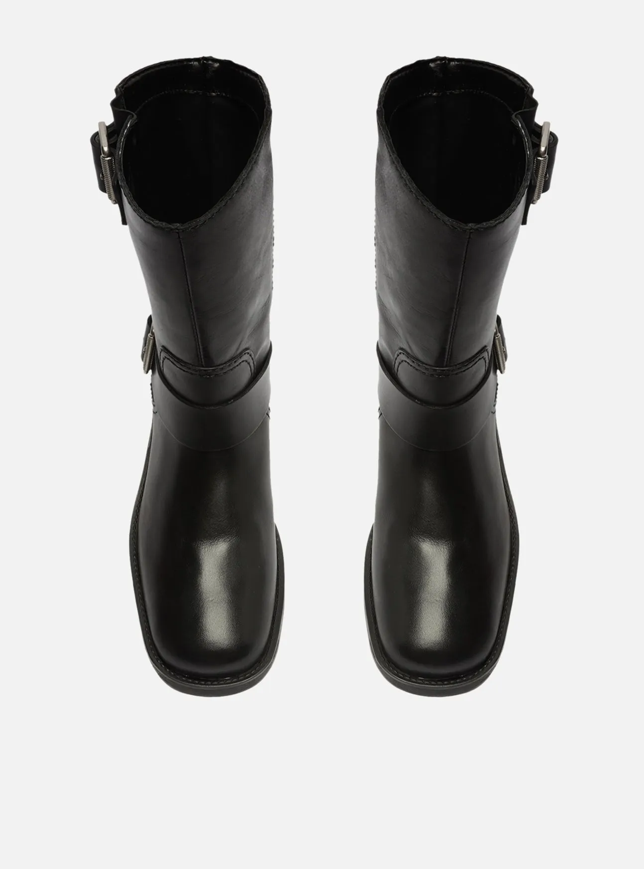 Easy Fit Slip Resistant Outsole Lucy Leather Block Boot