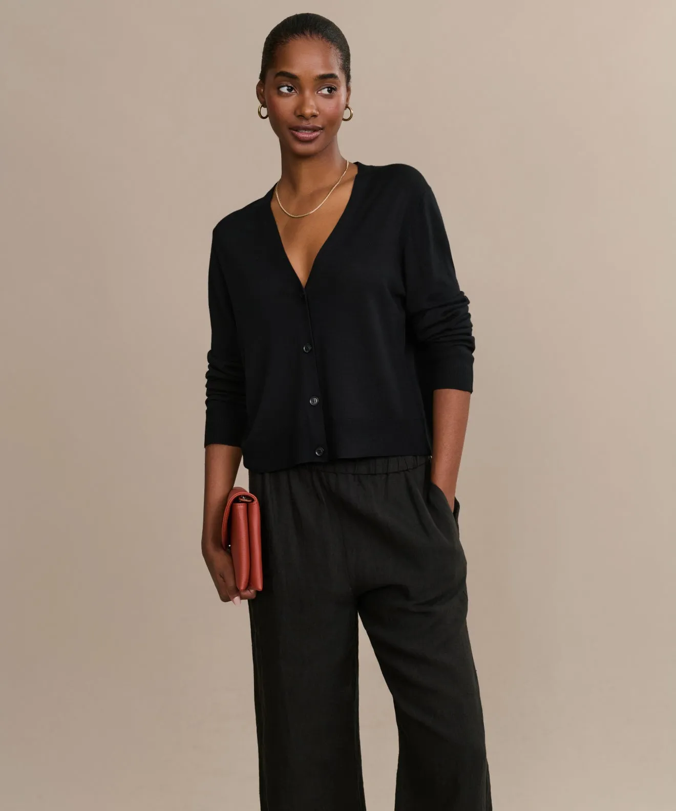 Stretch Knit Stretch Fit Mira Cardigan