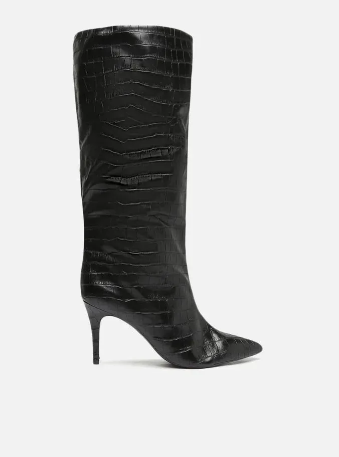 Low Profile Comfort Seeker Quick Move Miranda  Stiletto Black Boot